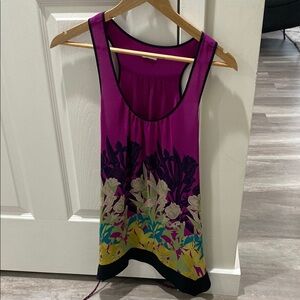 Odille Pink and Purple Graphic Tank Top